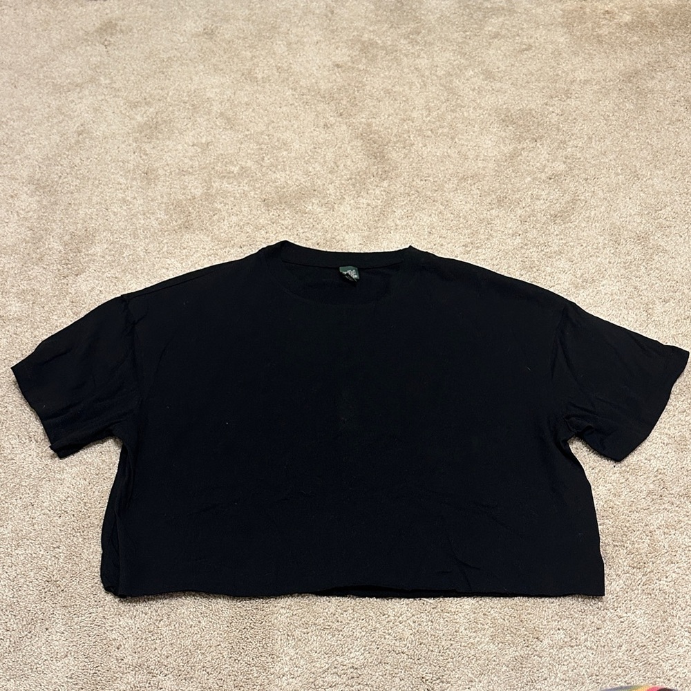 Wild Fable Black Crop Top
